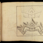 1756 Fortification FORTS Military Mathematics TOULON Fort J. Muller Illustrated