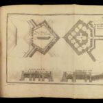 1756 Fortification FORTS Military Mathematics TOULON Fort J. Muller Illustrated