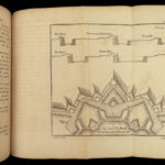 1756 Fortification FORTS Military Mathematics TOULON Fort J. Muller Illustrated