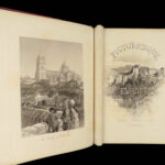 1876 Picturesque Europe Illustrated Scotland Spain Ireland ROME Ruins ALPS 2v