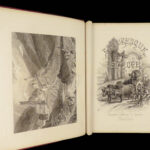 1876 Picturesque Europe Illustrated Scotland Spain Ireland ROME Ruins ALPS 2v