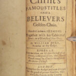 1666 PURITAN William Dyer Christs Voice Famous Titles Bible Sermons Restoration