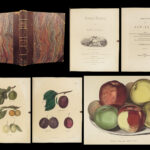 1851 New York 1ed Agriculture FARMING Fruits & Vegetables Illustrated Apples