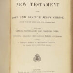 1860 ENORMOUS Imperial Family Holy BIBLE Psalms King James Blackie Illustrated