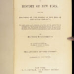 1859 Washington Irving Works Christopher Columbus Mahomet Alhambra 16v Leather