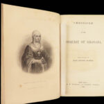 1859 Washington Irving Works Christopher Columbus Mahomet Alhambra 16v Leather