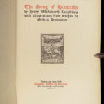 1891 Song of Hiawatha Longfellow Frederic Remington ART Native American Indians