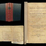 1840 TEXAS History 1ed Edward Stiff Texan Emigrant Mexican War Alamo Mexico MAPS