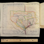 1840 TEXAS History 1ed Edward Stiff Texan Emigrant Mexican War Alamo Mexico MAPS