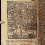 1620 RARE Holy Land WOODCUTS Jerusalem Jericho Israel Cairo Egypt Venice Bianco