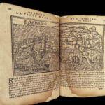 1620 RARE Holy Land WOODCUTS Jerusalem Jericho Israel Cairo Egypt Venice Bianco