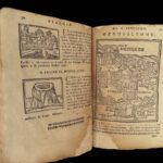 1620 RARE Holy Land WOODCUTS Jerusalem Jericho Israel Cairo Egypt Venice Bianco