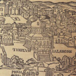 1620 RARE Holy Land WOODCUTS Jerusalem Jericho Israel Cairo Egypt Venice Bianco