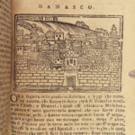 1620 RARE Holy Land WOODCUTS Jerusalem Jericho Israel Cairo Egypt Venice Bianco