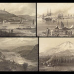 1874 EXQUISITE 1st ed Picturesque America Illustrated Scenery Landscapes 2v SET