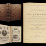 1855 EXQUISITE William Shakespeare Illustrated Halliwell Knight Art COMEDY