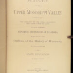 1881 Mississippi Valley 1ed MINNESOTA INDIANS Tribes Huron Ottowa Sioux Beltrami