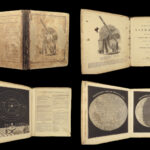 1850 Illustrated ASTRONOMY Space Moon PLANETS Stars ZODIAC Eclipses Asa Smith