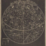 1850 Illustrated ASTRONOMY Space Moon PLANETS Stars ZODIAC Eclipses Asa Smith