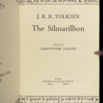 1977 Lord of the Rings 1st JRR Tolkien Silmarillion Middle Earth + MAP DJ