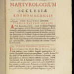 1670 RARE Martyrology of Rothomagi Rouen France Catholic Mass Prayers Martyrs