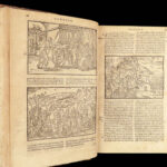 1563 INCREDIBLE Biblia Sacra BIBLE Latin Vulgate 100s WOODCUTS Apocalypse ART