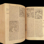 1563 INCREDIBLE Biblia Sacra BIBLE Latin Vulgate 100s WOODCUTS Apocalypse ART