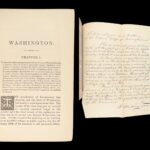 1866 George Washington MASONIC Compeers Freemason Secret Rites Ben Franklin