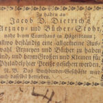 1800 LANCASTER Martin Luther German Bible Psalter RARE New Hanover PA Hutter