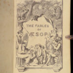 1882 Aesop’s Fables Illustrated by John Tenniel English AESOP Fontaine Tales