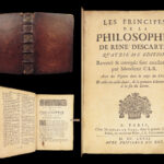 1681 DESCARTES Principles Philosophy Physics Metaphysics Illustrated Astronomy