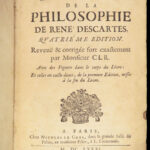 1681 DESCARTES Principles Philosophy Physics Metaphysics Illustrated Astronomy