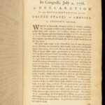 1789 CONSTITUTION + Declaration Independence Americana 1ed Slaves Indians LAWS