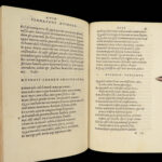 1517 Ausonius ALDINE 1ed Ancient Roman Poetry Aldus Homer Periochae Venice RARE