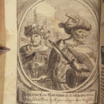 1681 EARLY AMERICA Voyages Christopher Columbus Drake Magellan Vespucci Illust