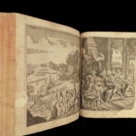 1681 EARLY AMERICA Voyages Christopher Columbus Drake Magellan Vespucci Illust