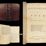 1757 Epigoniad 1ed Scottish Wilkie Greek Mythology Argos Edinburgh Scotland