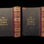 1871 Natural History ANIMALS Darwin Huxley Illustrated 2v SET Goodrich & Johnson