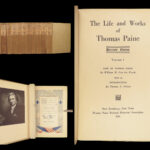 1925 Thomas Paine Life & Works THOMAS EDISON edition Common Sense 10v SET