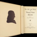 1925 Thomas Paine Life & Works THOMAS EDISON edition Common Sense 10v SET