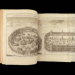 1753 ROME & Constantinople MAPS Marcus Aurelius Hagia Sophia Roman Architecture