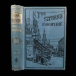 1891 INCREDIBLE Sherlock Holmes 1ed Strand Arthur Conan Doyle Kipling Verne 18v