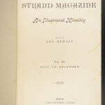 1891 INCREDIBLE Sherlock Holmes 1ed Strand Arthur Conan Doyle Kipling Verne 18v