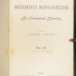 1891 INCREDIBLE Sherlock Holmes 1ed Strand Arthur Conan Doyle Kipling Verne 18v