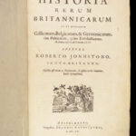 1655 History of Great Britain 1ed Robert Johnston England Scotland James I FOLIO