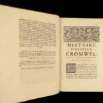 1691 Oliver CROMWELL 1st ed Life of English Civil War COINS Numismatics Raguenet