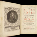 1685 ENGLISH Lives of Popes 1ed Platina Catholic Church Sixtus IV Sacchi Rycaut