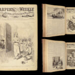 1875 Harpers Weekly 1ed PT Barnum Indians White SLAVES Gen Sheridan Illustrated