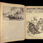 1875 Harpers Weekly 1ed PT Barnum Indians White SLAVES Gen Sheridan Illustrated