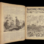 1875 Harpers Weekly 1ed PT Barnum Indians White SLAVES Gen Sheridan Illustrated